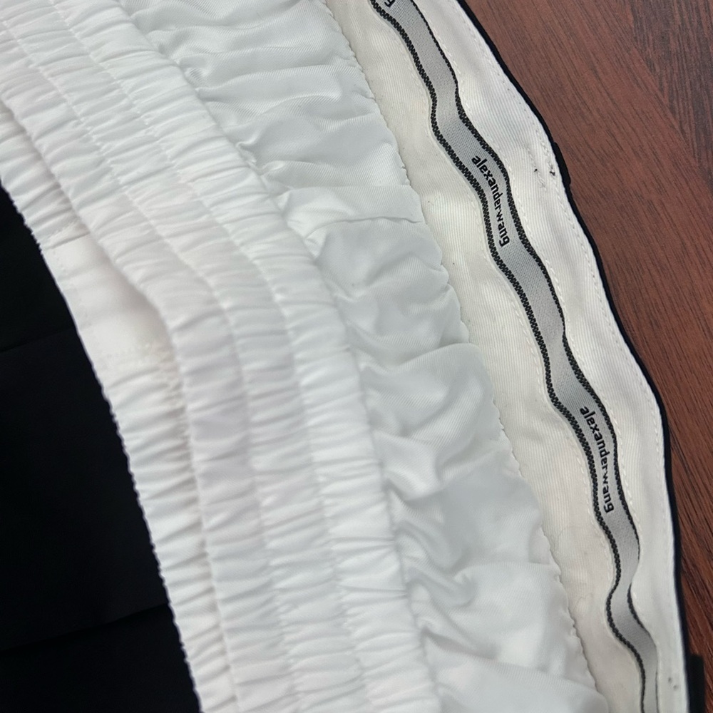 NWOT Alexander Wang Pre Styled Tailored Wool Culottes w/ Exposed Boxer Pants 00 - Picture 6 of 17